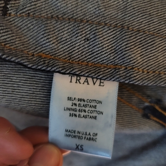 TRAVE "Adrianne" "Free Bird"  Wash Denim Jacket - Picture 11 of 11